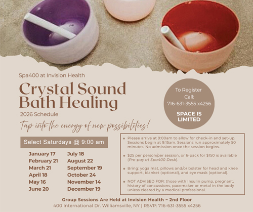 Sound Bath 2026 Schedule 